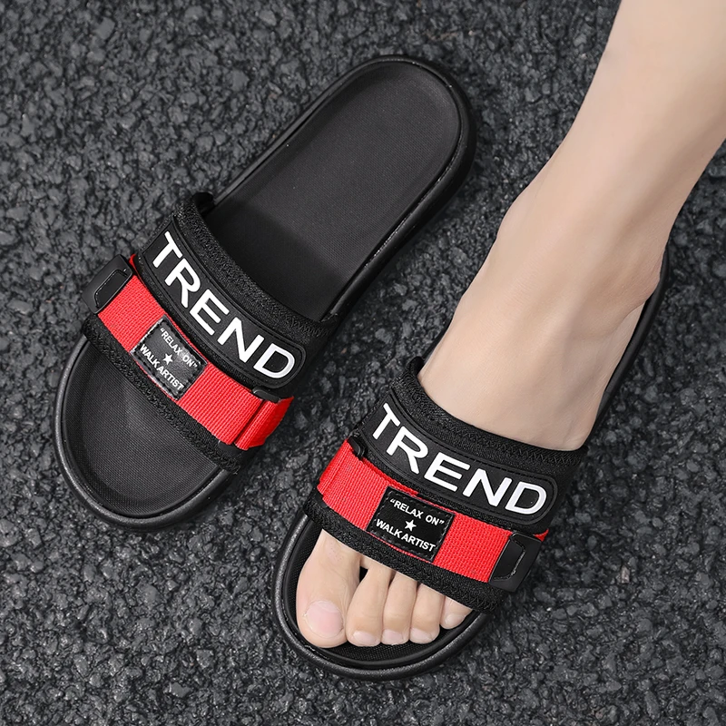 

Teenage Flip Flops For Men Designer For Top Brand Beach Shoes Most Popular Style Leather Sandals Net Comfortable Slipper Tennis