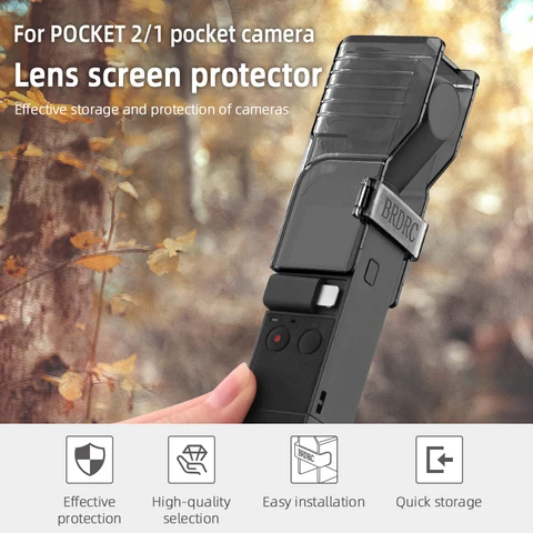 BRDRC для Pocket 2, защитная крышка для объектива камеры, защитный чехол для DJI Osmo Pocket 2, защитная крышка для объектива кардана, аксессуары для камеры