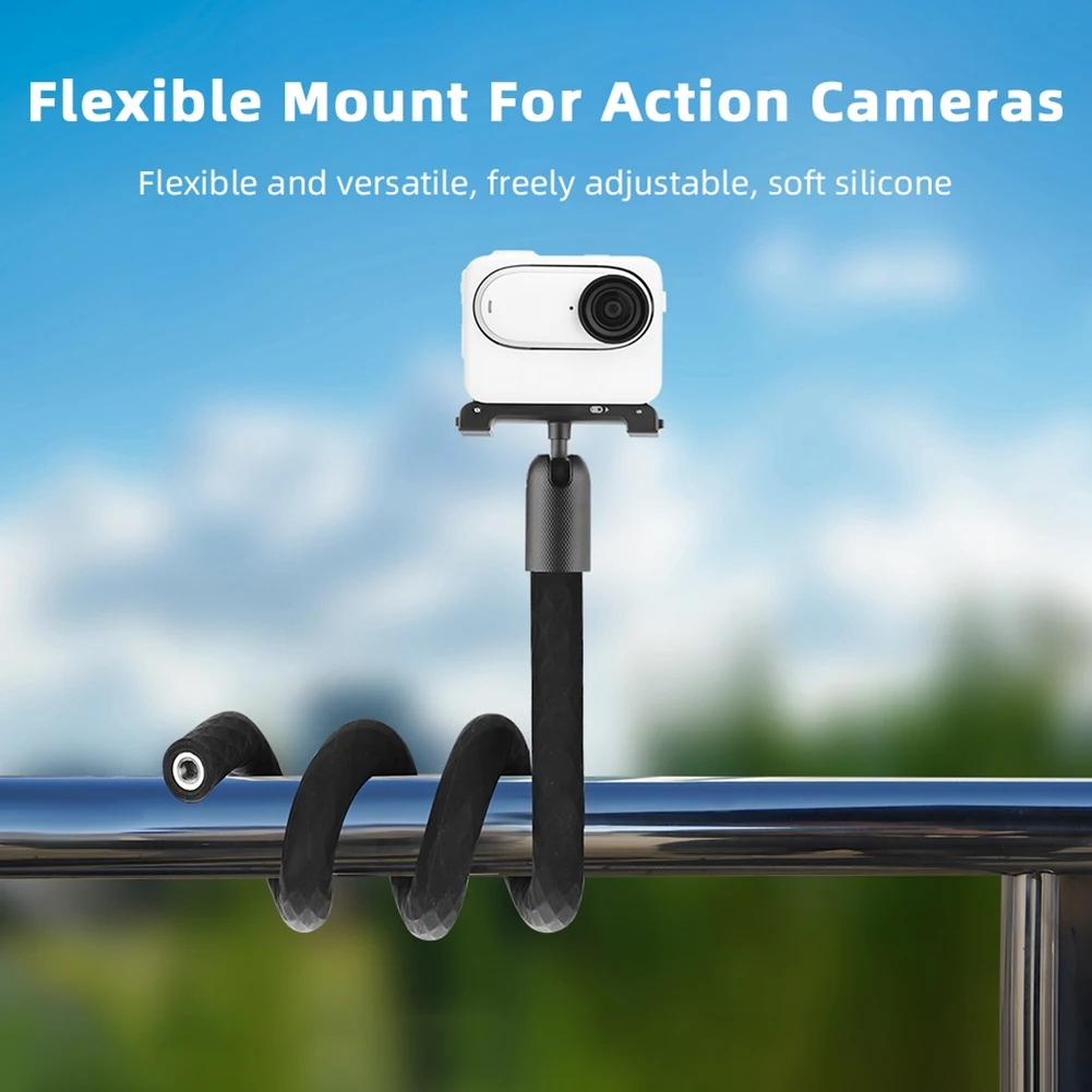 Крепление для экшн-камеры гибкое с 1/4-дюймовым винтовым отверстием держатель