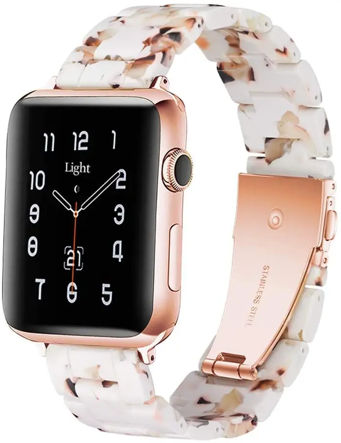 Resin strap For Apple Watch ultra7 49 45 41mm 44mm 40 38MM 42MM Transparent Band Bracelet iWatch Series 8 7 6 se 5 3 Replacement