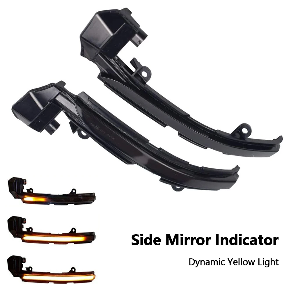 Динамический поворотный сигнал флэш-вспышка для зеркала заднего вида Jaguar XE XF XJ