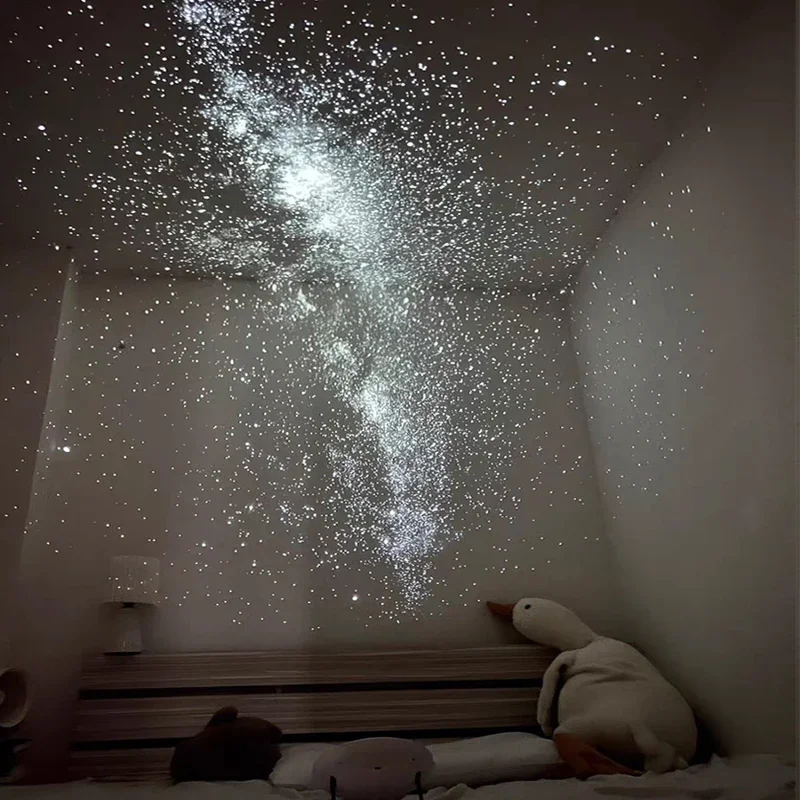 Фото Луна и звезды — диски для проектора POCOCO Galaxy, 5k Ultra HD, реалистичные рисунки Galaxy, 96 % подсветка (без проектора) №2