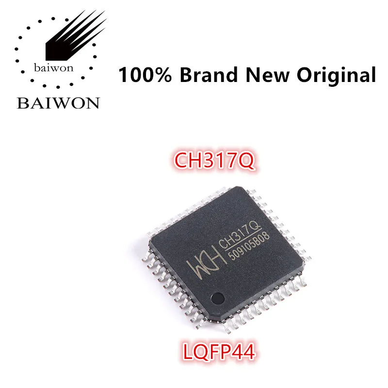 

100% Новый оригинальный CH317Q LQFP-44 USB2.0 Extender чип управления IC