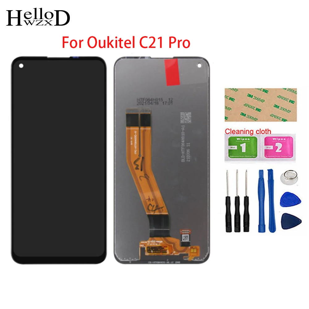 

100% Tested LCD Display For Oukitel C21 Pro LCD Display Touch Screen Digitizer Assembly LCDs Repair Parts