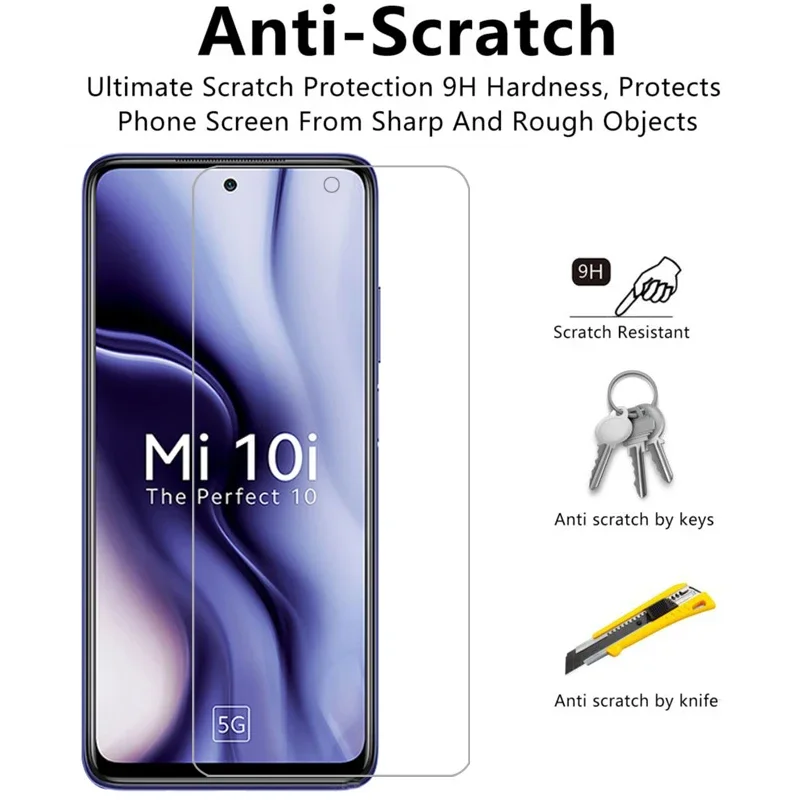 Защитное закаленное стекло для xiaomi mi 10i 5g защитная пленка экрана на ksiomi my 10 i i10 mi10i