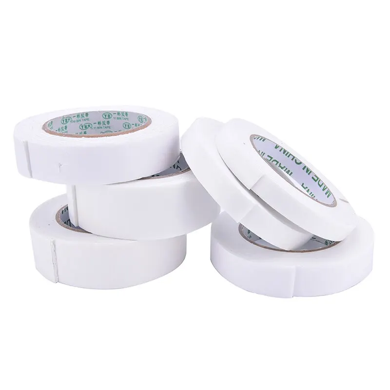 

White Strong Double Sided Sticky Tape Foam Double Faced Adhesive Craft Padded Mounting Size 1.5/1.8//2.4/3.0/3.6/4.0cm Width