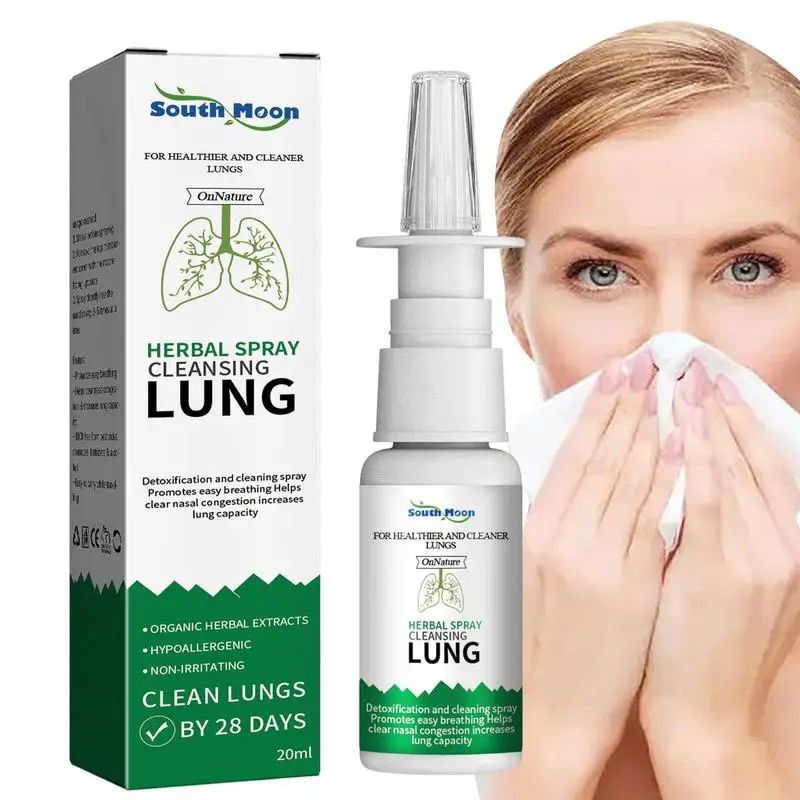 

Nasal Spray Herbal Spray For Cleansing Lung 0.7 Fl Oz Relief During Allergy Season From Pollen Dust Both Indoor And Outdoor