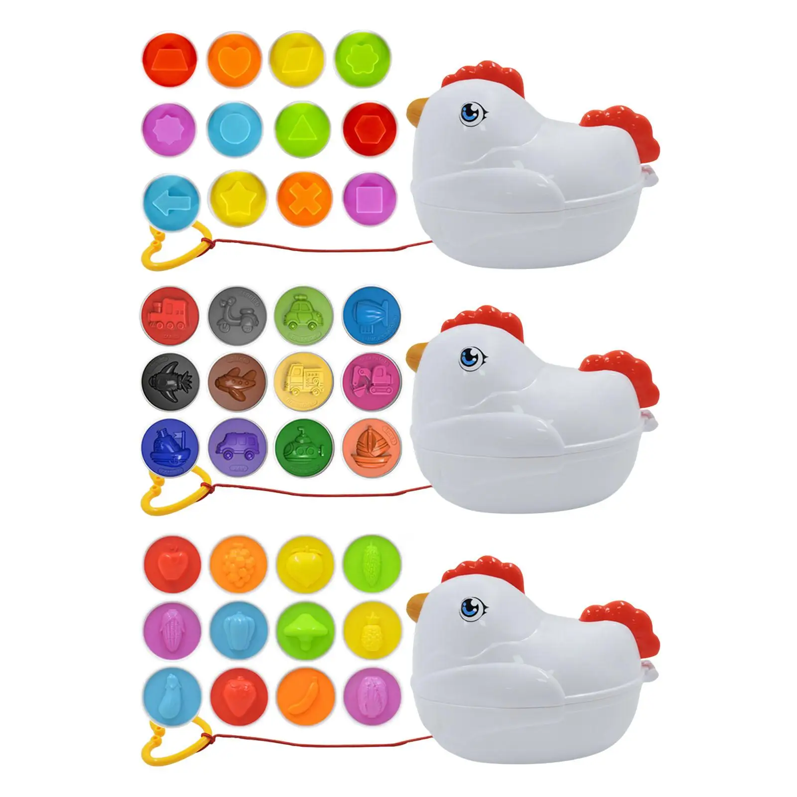 

12 штук подходящие Яйца Игрушка курица малыш игрушки для мальчиков девочек 18 месяцев + Новинка подарок