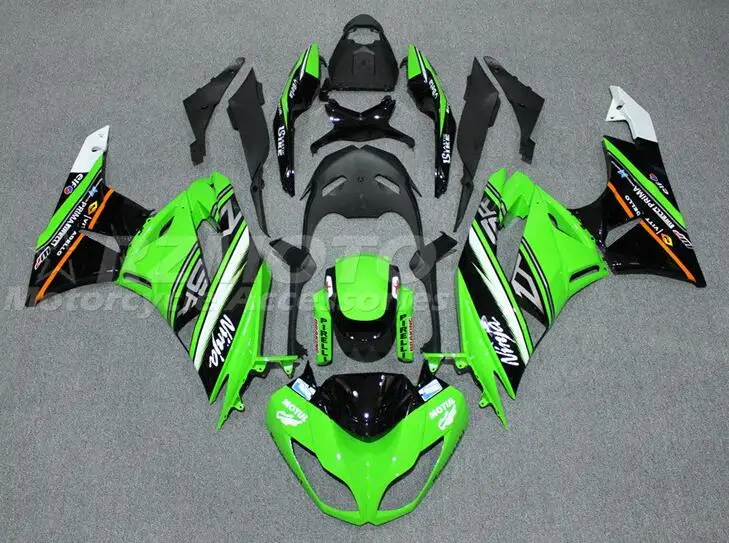 

Injection New ABS Fairings Kits Fit For Kawasaki Ninja ZX-6R ZX6R 2009 2010 2011 2012 09 10 11 12 Bodywork Set Cool Green