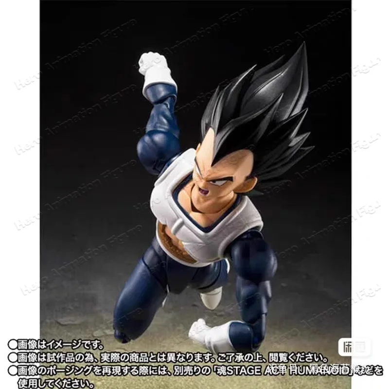 Фото В наличии 100% оригинальная коллекционная фигурка Bandai S.H.Figuarts SHF VEGETA в старом боевом костюме из аниме Dragon Ball Z. №3