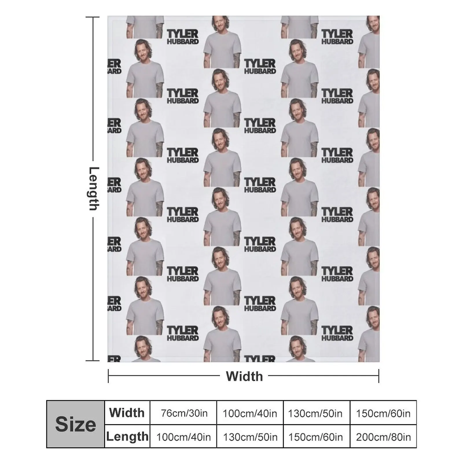 Одеяло Tyler Hubbard Tour Декоративное одеяло Теплые зимние многофункциональные