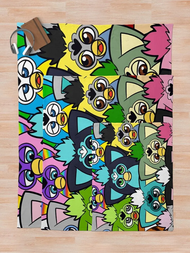 Фото Furby армейский плед одеяло Флисовое одеяло для дивана жаккардовое одеяло s ands №5