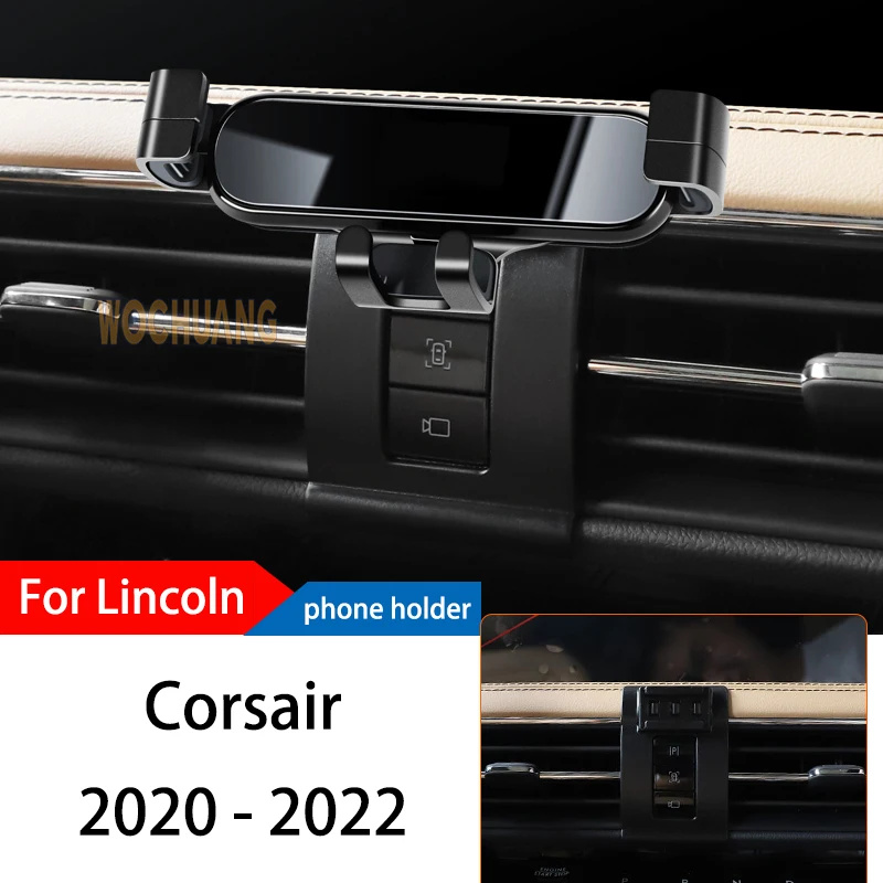 

cCar Phone Holder For Lincoln Corsair 2020-2022 GPS Special Gravity Navigation Mobile Bracket Rotating Mount Bracket Accessories