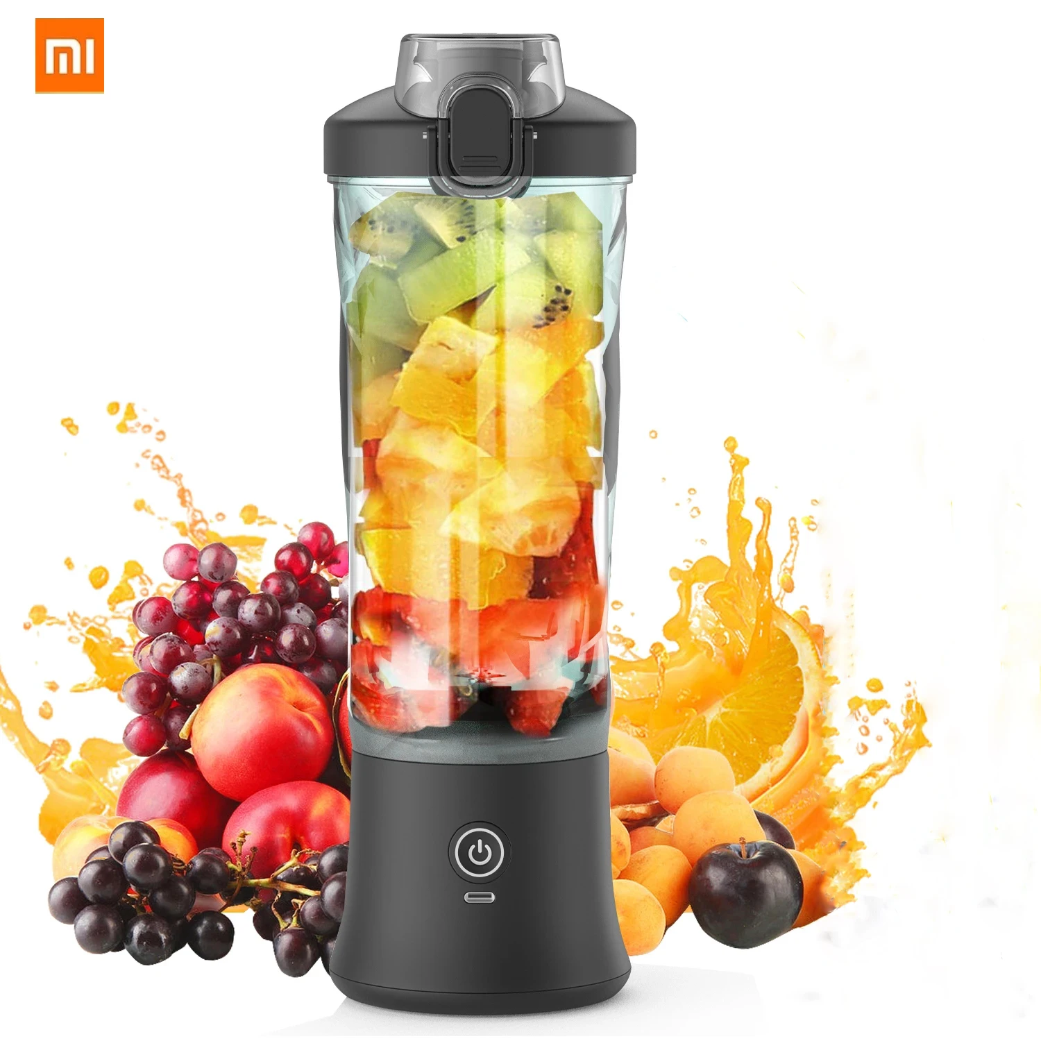 Xiaomi Portable Blender 600ML Electric Juicer Fruit Mixers 4000mAh USB Rechargeable Smoothie Mini Blender Personal Juicer