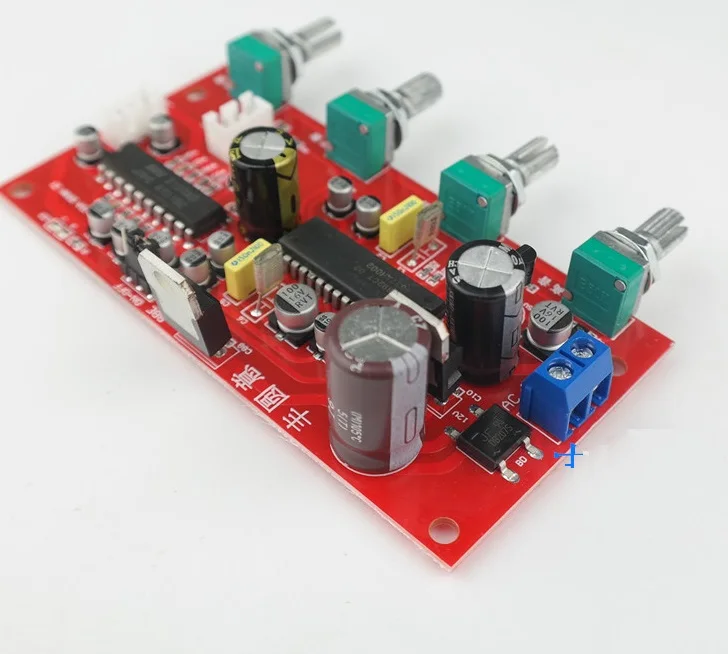 

UPC1892 HIFI Stereo Preamp Amplifier Volume Tone Control JRC2150 BBE Preamplifier Treble Balance Bass Finished Board NEW