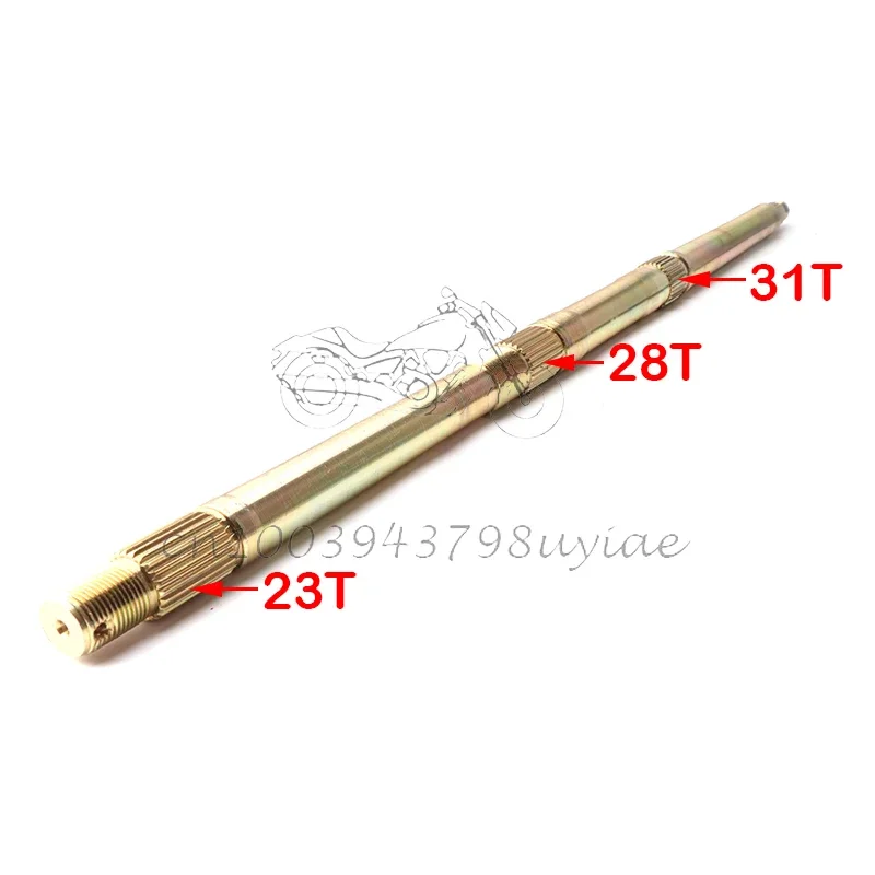 Задняя ось 800 мм 810 подходит для 150cc-250cc Big Dinosaur Bull ATV Electric Kart аксессуары