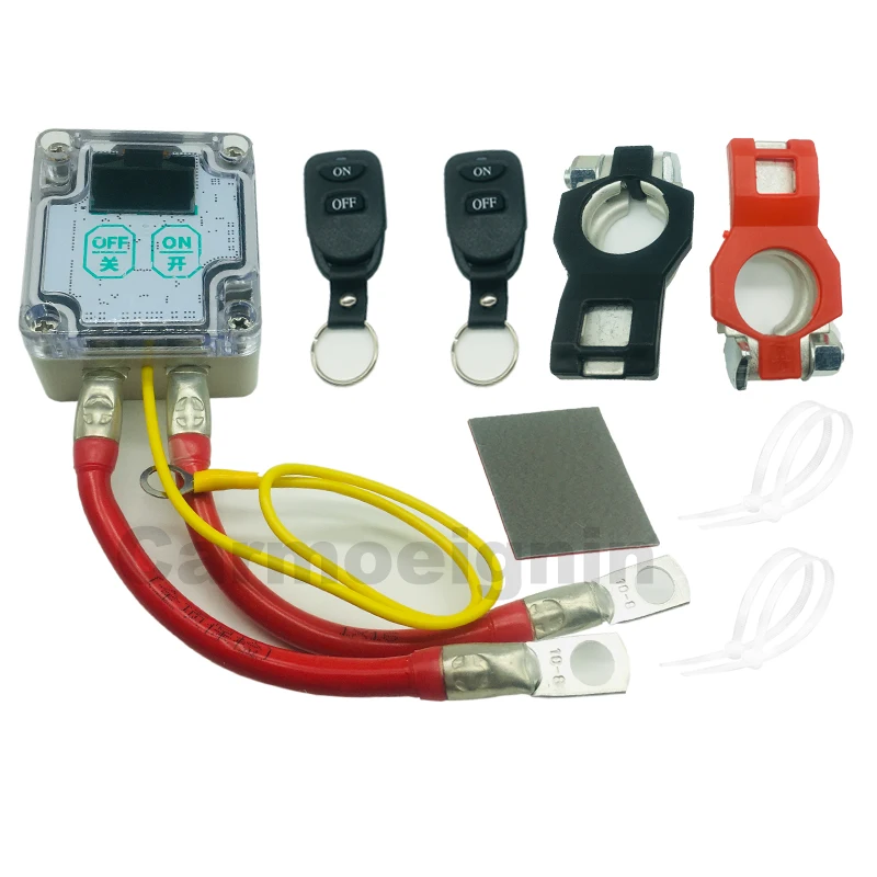 Universal 12V Car Battery smart protector with 2 Isolator Master prevent loss running out Switch Wireless Remote Control |