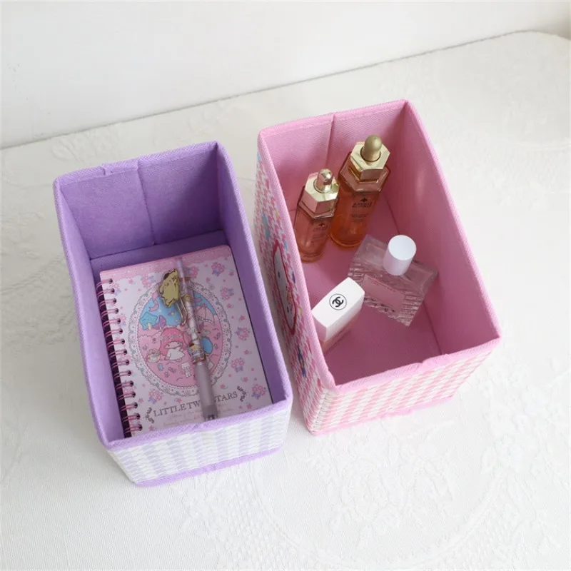 MINISO sanrio настольная косметичка с японским сердцем для девушек коробка хранения