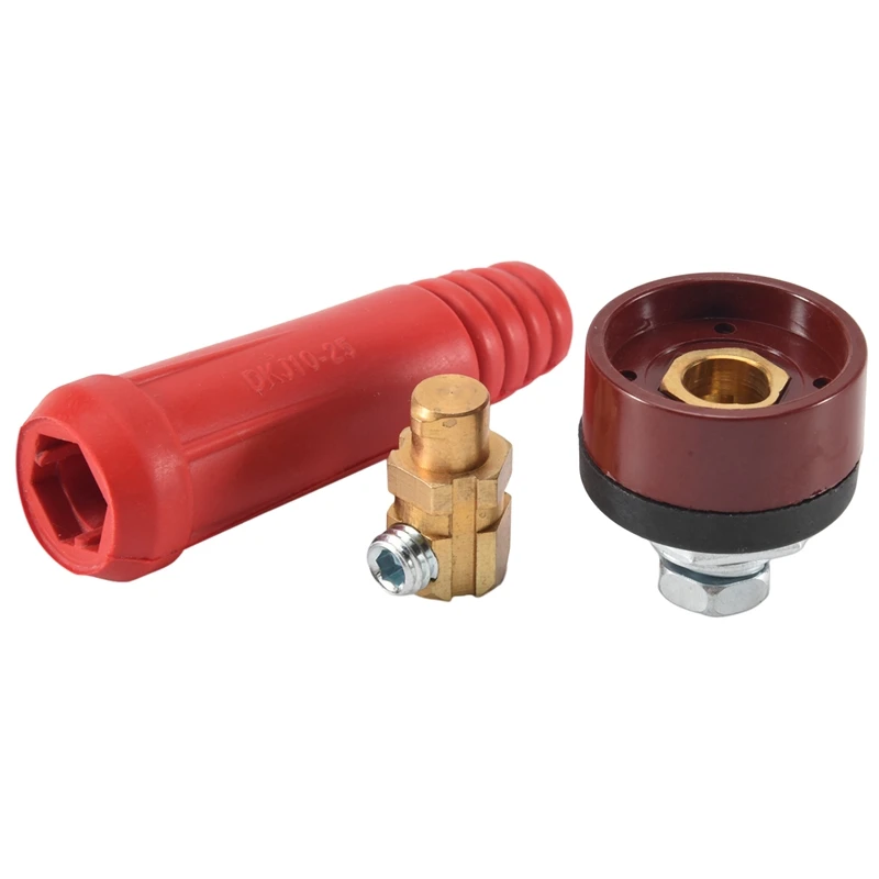 4 шт. сварочный кабель TIG набор разъемов для панели Dinse Style DKJ10-25 и DKZ10-25 аксессуары