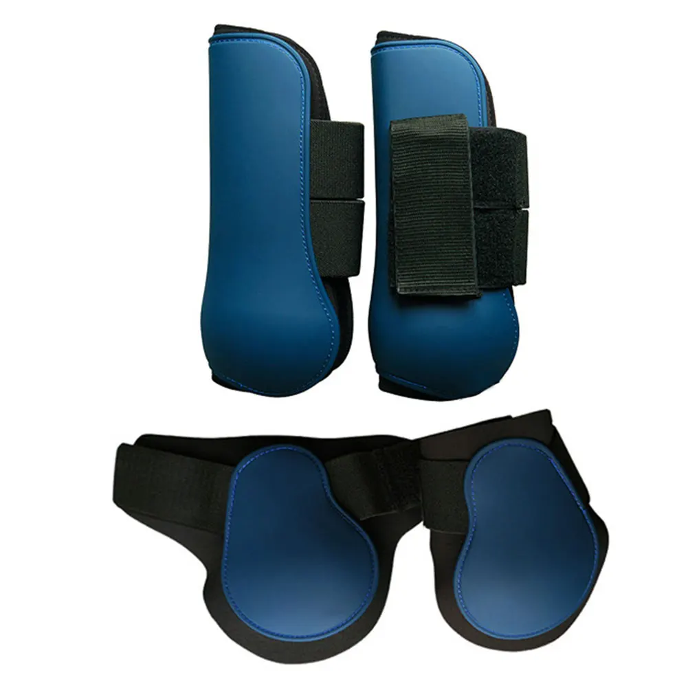 

4pcs Front Hind Sports Riding Training Running Equestrian Equipment Adjustable Band Horse Leg Boots Outdoor Anti Scratching