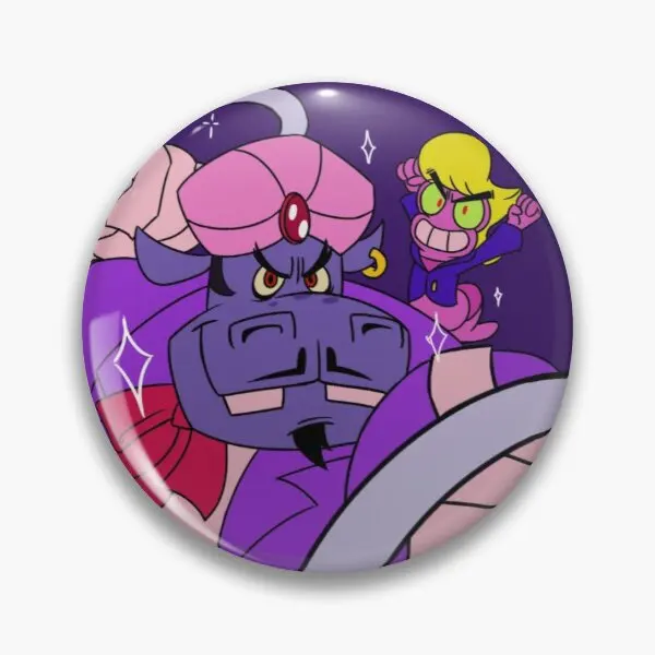 

Металлическая брошь Magic Time в виде мягкой пуговицы