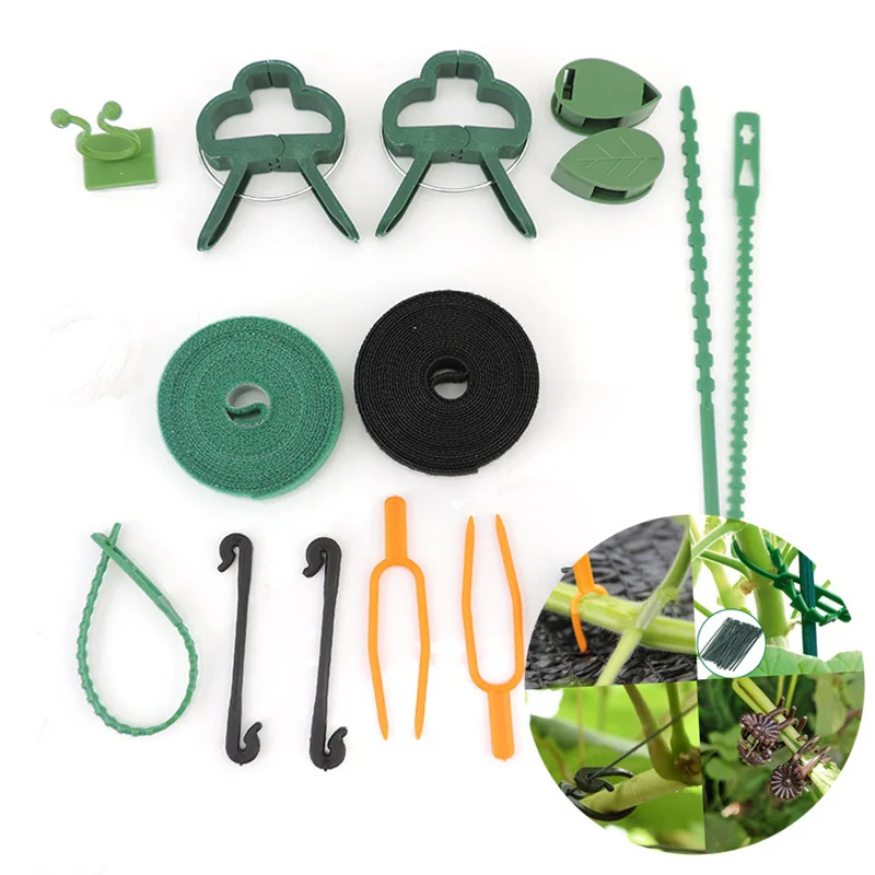 

Plastic Garden Plant Vine Flower Branch Support Clamping stand Clips Orchid Stem holder Fixing tools tomato Grow Tied Bundle s1