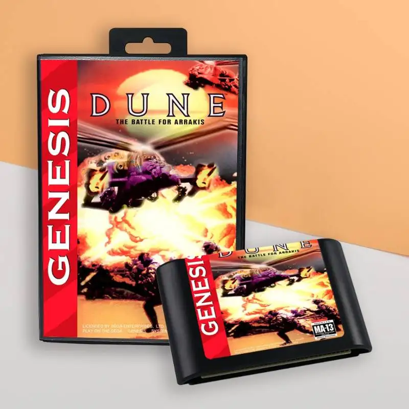 16-битный картридж для ретро-игр Sega Genesis Megadrive