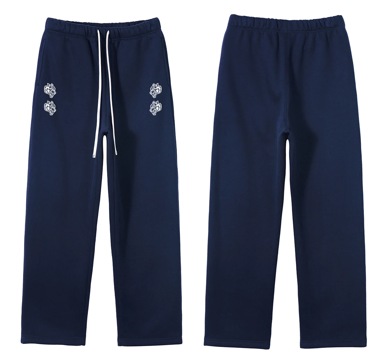 2024 Wolves Sport Oversized Sweatpants Gym Bodybuilding Fitness Men Clothing Basketball Workout Crossfit Casual Pants