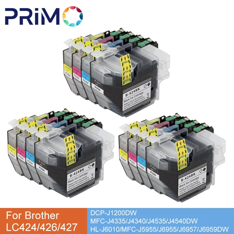 LC424 LC426 LC427 LC-424 LC-426XL LC427XL чернильный картридж совместимый с Brother MFC-J4340DW J1200DW J5955DW J4335DW