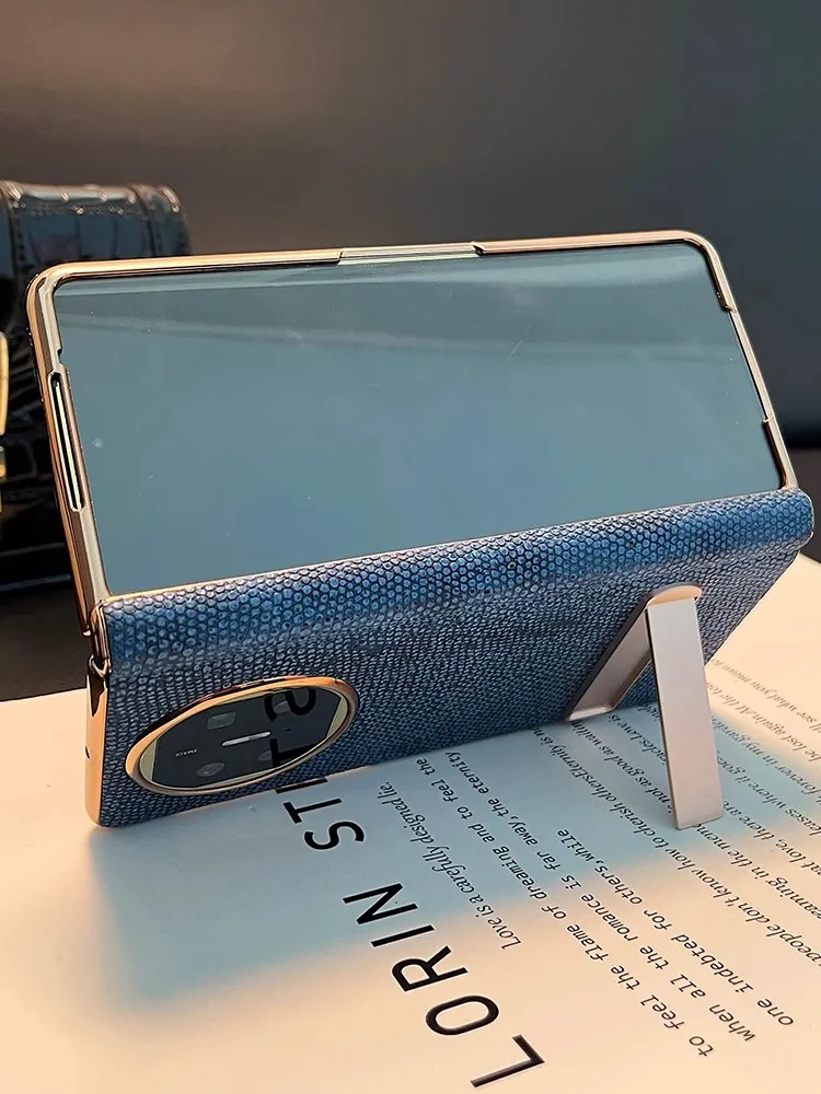 Чехол для телефона Huawei Mate X5 X3 градиентный чехол из натуральной кожи супер матовая