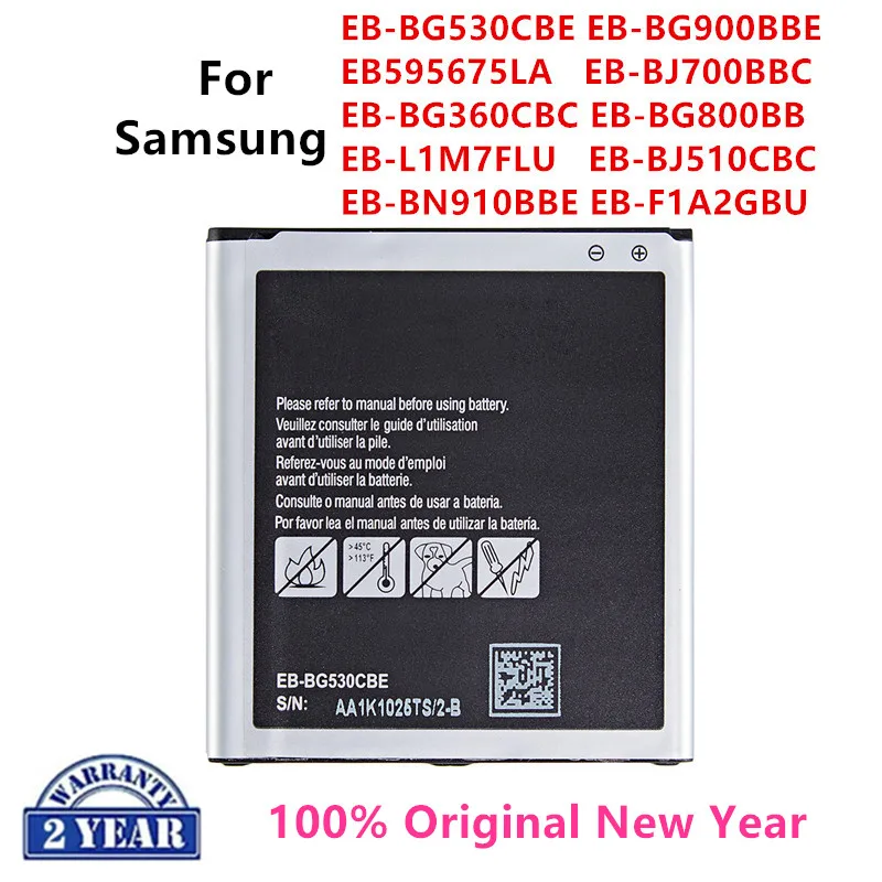 

100% Orginal Battery For Samsung Galaxy S3 S5 S4 J7 J5 A7 A5 A3 Note 1/2/3 Note 4 Grand Prime J3 S7560 G361 N9150 S5 mini