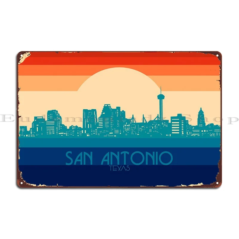 

Настенный металлический Ретро-знак для кинотеатра «Сан-Антонио»