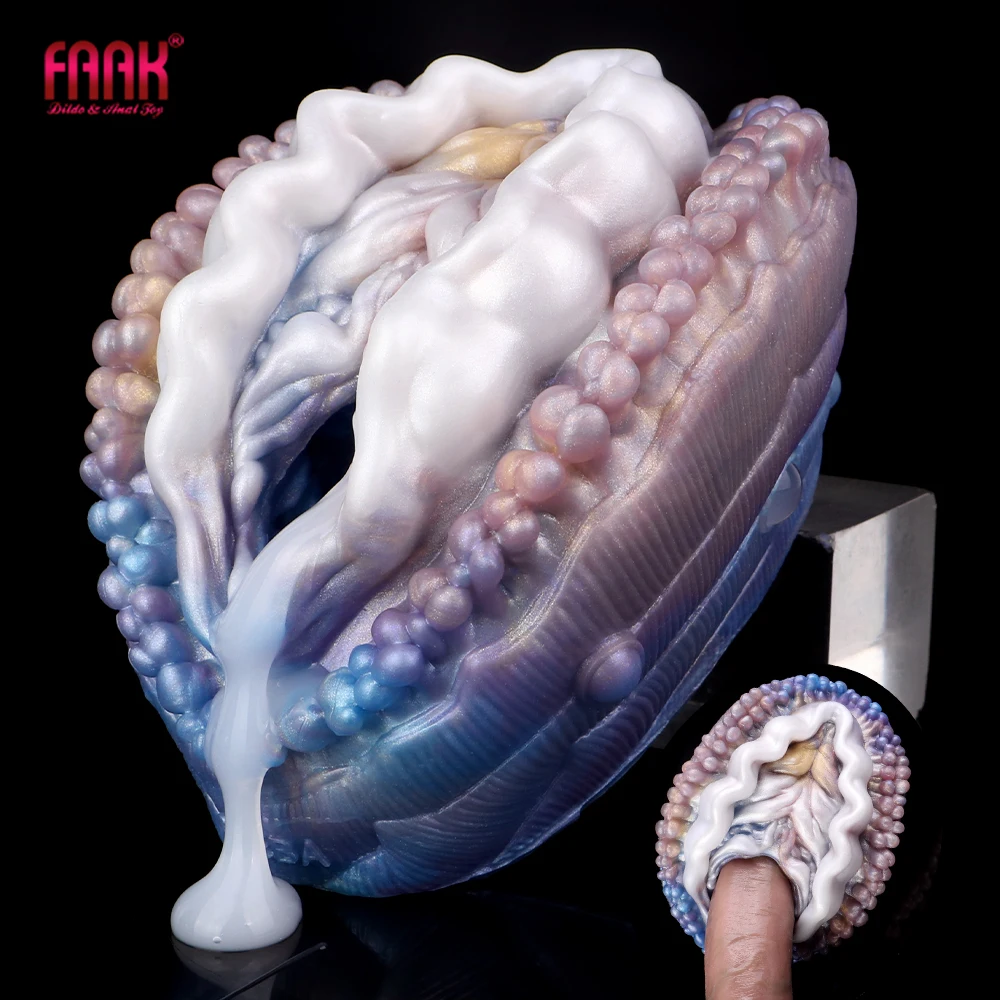 FAAK силиконовый мужской мастурбатор фэнтези морское ушко карманная киска строкер