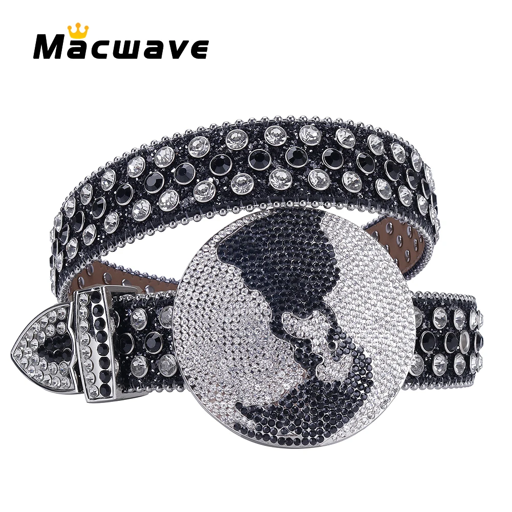 Diamond Rhinestone Belts Fashion Luxury Crystal Studded Pin Buckle Belt Cinto De Strass Belts for Women Jeans Decoration