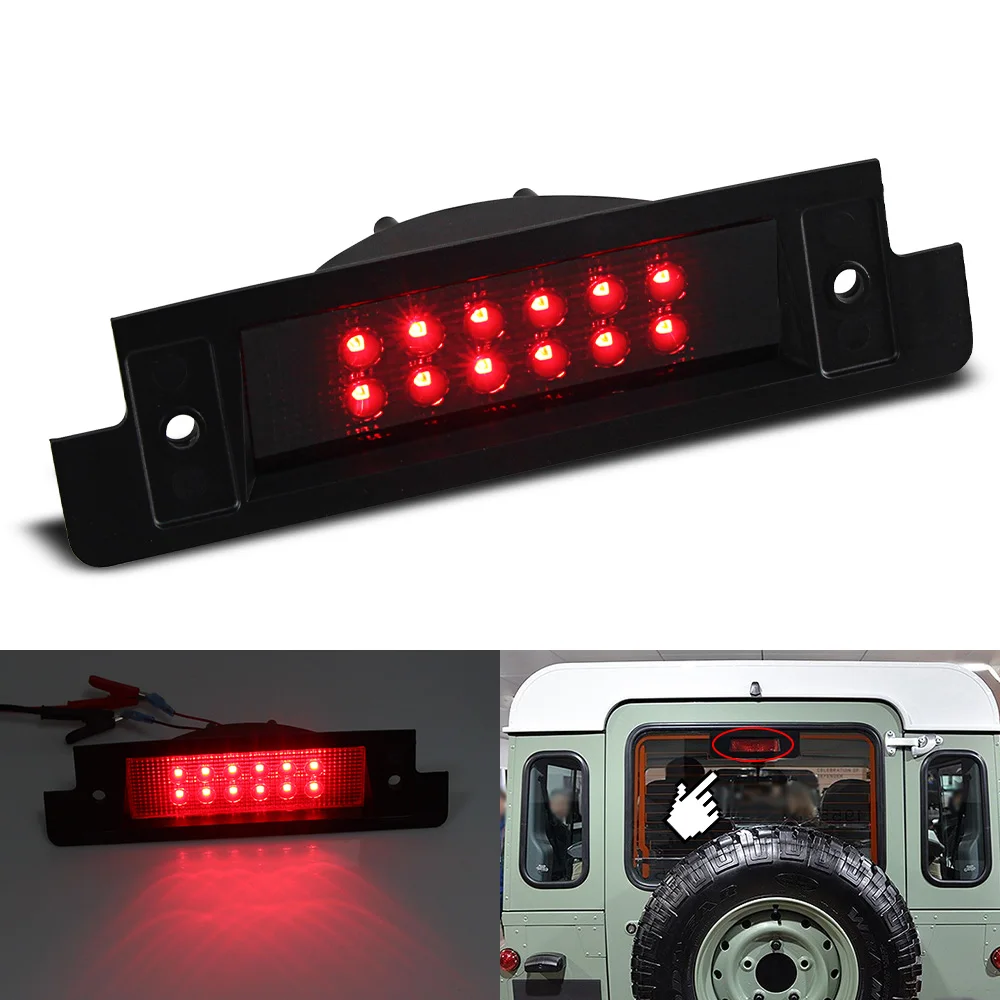 

Третий стосветильник, подходящий для Land Rover Discovery Defender 90/110, светодиодный 3-й стоп-сигнал, стоп-светильник с высоким креплением XFK100290, красный
