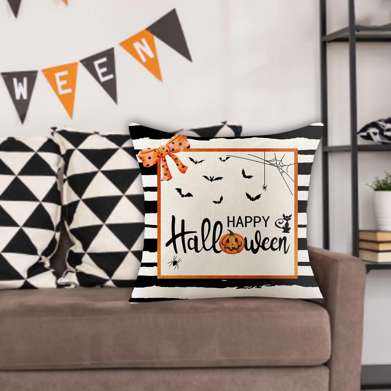 

Halloween Horror Home Sofa Cover Decorative Pack of Throw Pillows Travel Pillow Cases 14 X 20 Decorative Pillow Covers