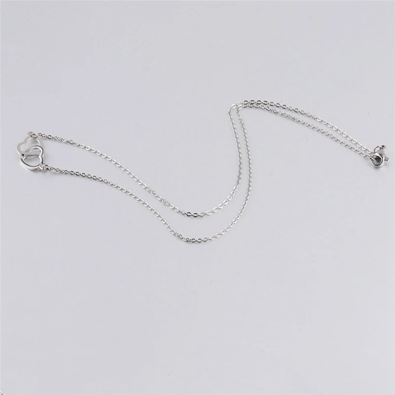 

Sterling Silver Mother and Daughter Quote Heart Link Necklace