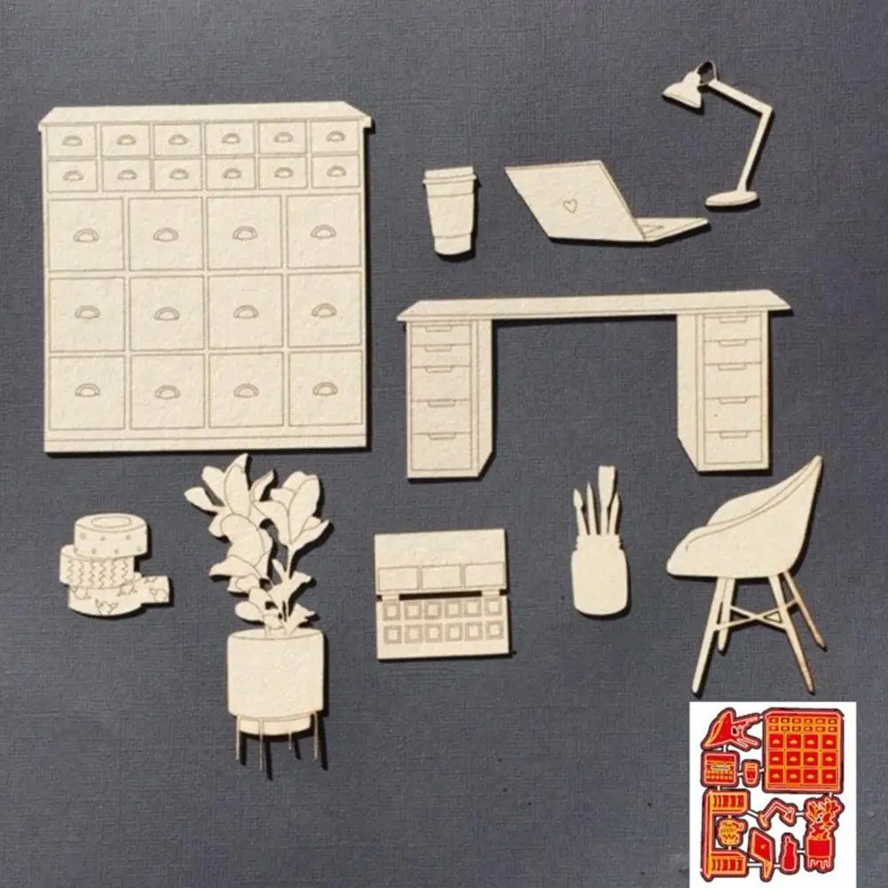 Металлические Вырубные штампы для стола и стула для скрапбукинга инструменты для ручной работы форма для резки трафарет Новинка 2022 Сделай сам форма для карточек модель Craf T3Z6