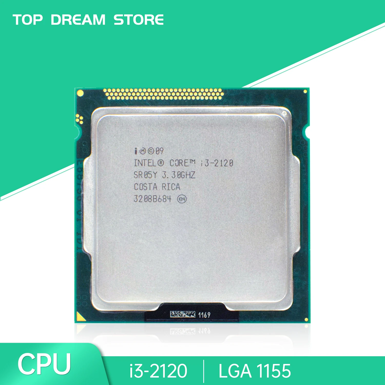 Процессор Intel Core I3-2120 I3 2120 CPU 3 4 GHZ LGA 1155 SR05Y 2-ядерный |
