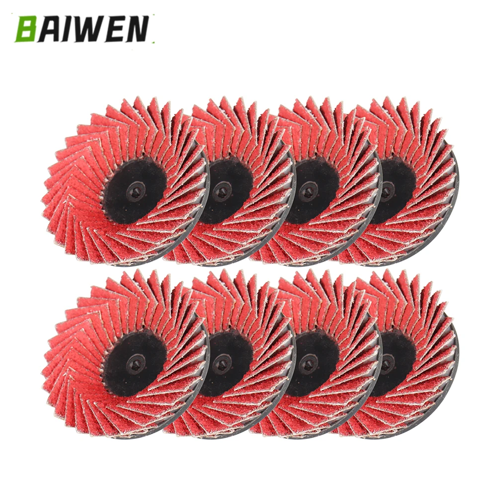 

2 Inch Quick Change Flap Disc R-Type Roll Lock Grinding Sanding Discs Sanding Wheel for For Angle Grinder