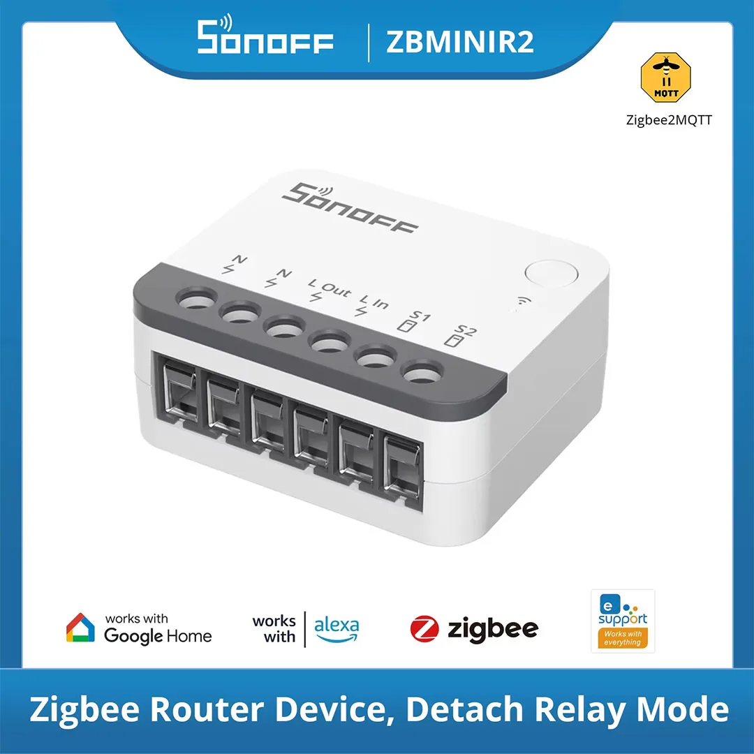 Умный переключатель SONOFF ZBMINIR2 Extreme Zigbee 3.0