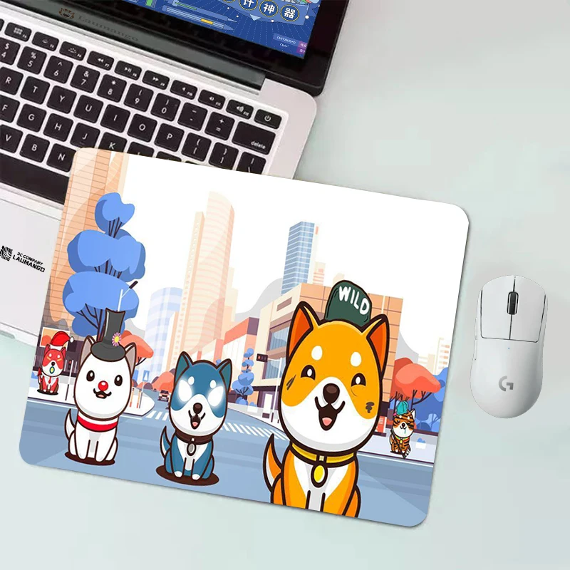 

Милый персонализированный коврик для мыши в стиле аниме, игровой коврик для мыши, корги, компьютерный игровой Настольный коврик, милые аксе...