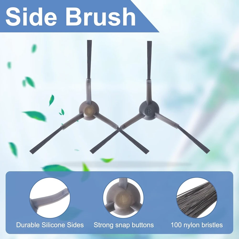 For Eureka J12 Ultra Robot Vacuum Cleaner Main Side Brush Hepa Filter Mop Cloth Dust Bags Replacement Accessories Parts