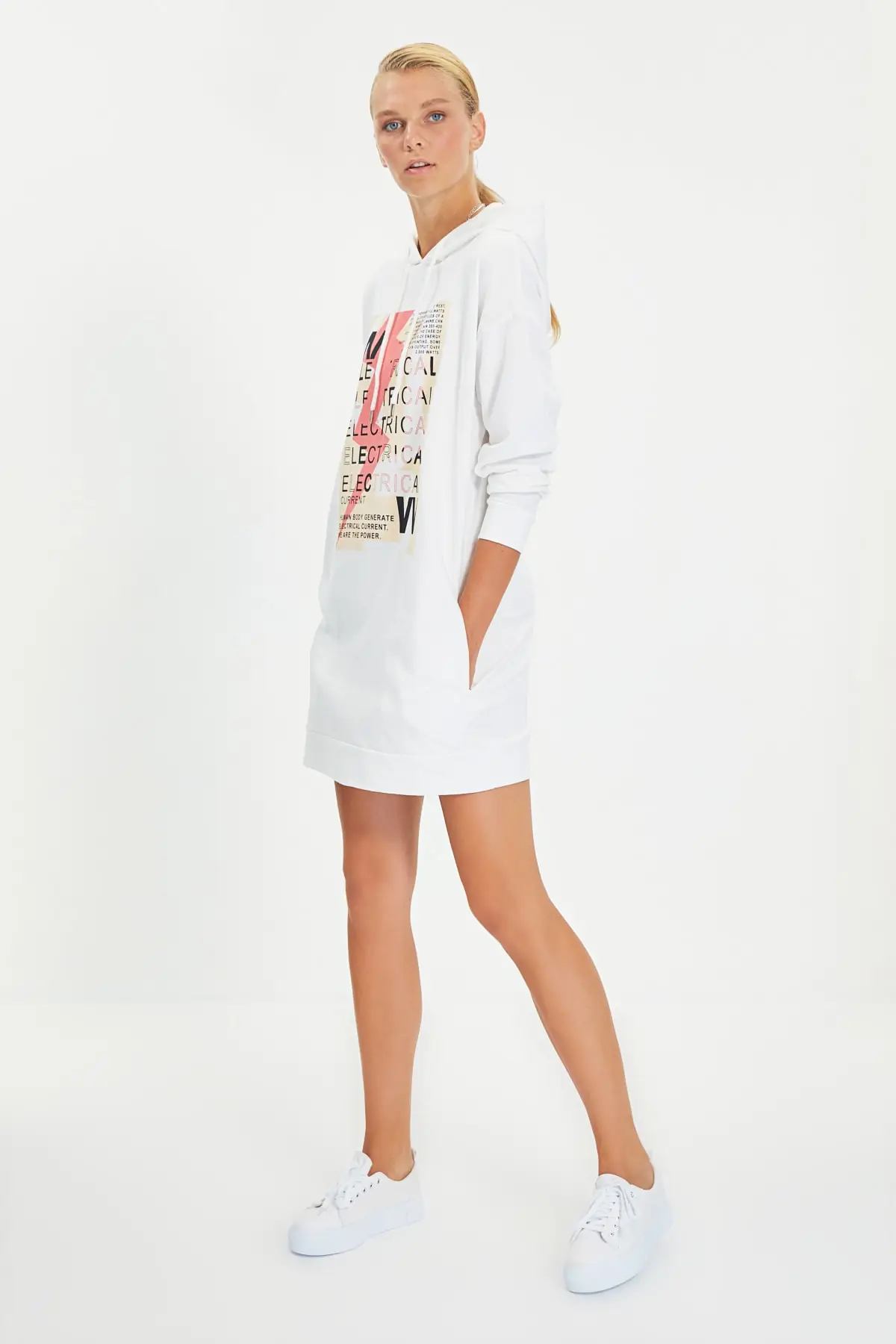 

Trendyol Knitted Sweat Dress TWOAW22EL1559