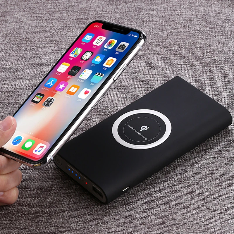 10 шт. 10000 мАч беспроводной внешний аккумулятор портативное зарядное устройство с