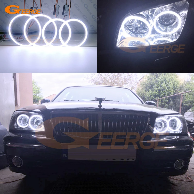 

For Hyundai XG XG350 XG250 XG30 2003 2004 2005 Excellent Ultra Bright COB Led Angel Eyes Kit Halo Rings Day Light