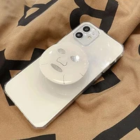 funny mask holder anti drop case on for iphone 11 12 13 pro max mini x xr 7 8 plus se 2020 clear back cover
