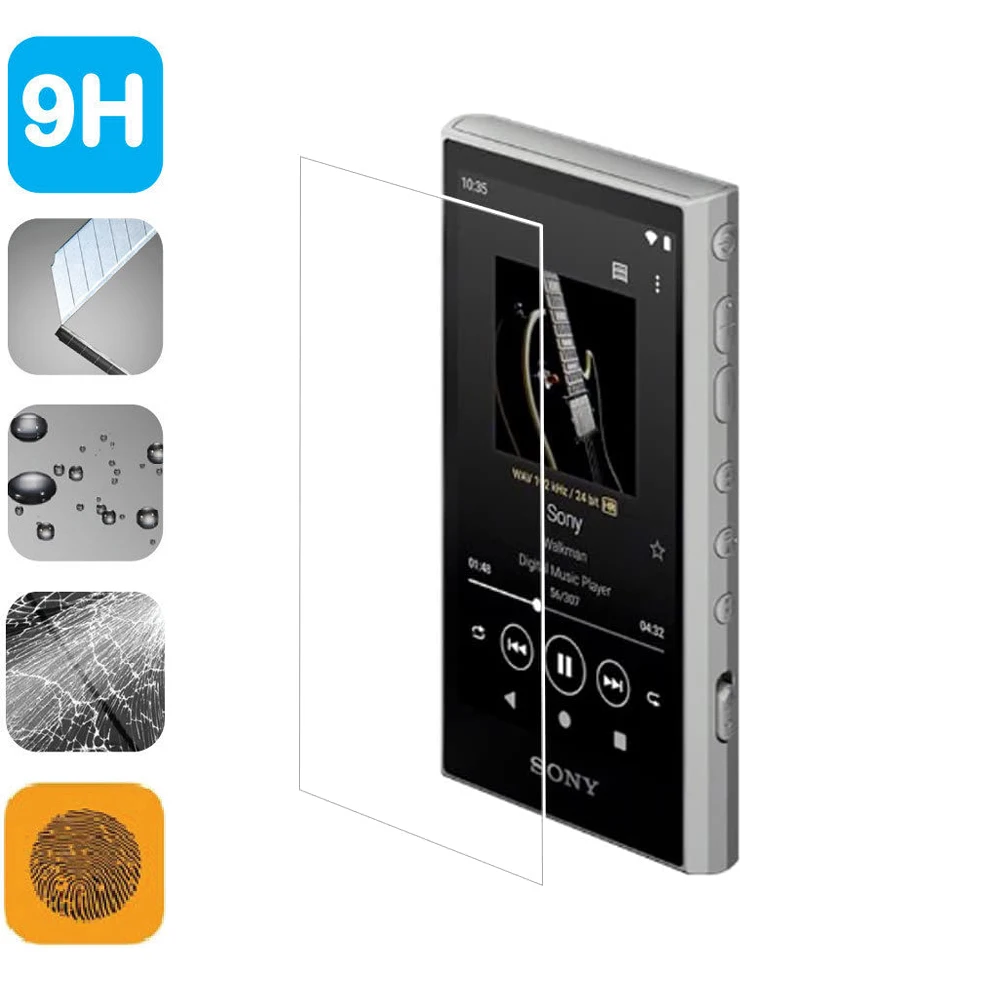 Защитное закаленное стекло 9H для Sony NW-A306 NW-A307 Защитная пленка ЖК-экрана Walkman
