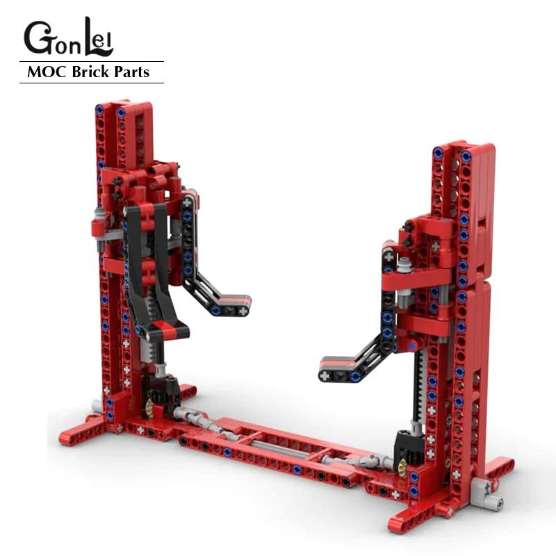 307 шт. строительные блоки MOC технический подъемник автомобиля совместимые с 1:12