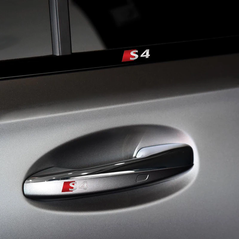 10 шт. металлические автомобильные наклейки с логотипом на руль для Audi S4 S3 Q5 Q3 TT A5 A4